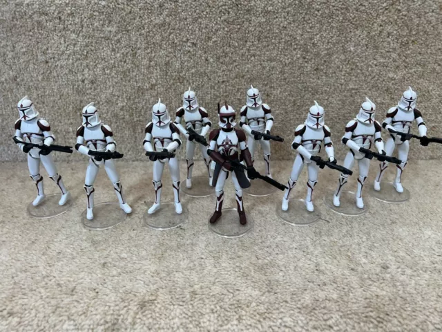Star Wars, Clone Wars Clone Trooper Commander Fox Coruscant Guards, Hasbro 2008