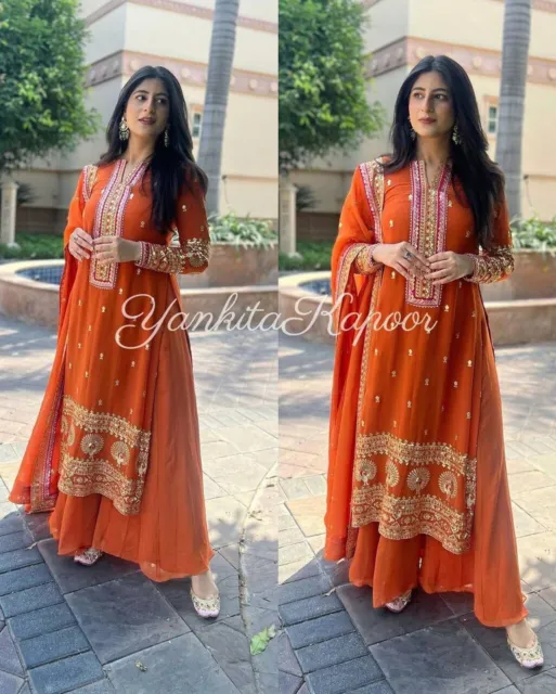Hover to zoom Designer Salwar Kameez Party suit Indian Wedding Pakistani Dress