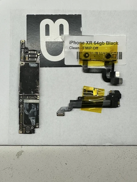 MAINBOARD SCHEDA MADRE Logica ORIGINALE iPhone XR 64gb Black + FaceID ...