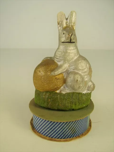 Antike seltene Osterhasen Füllbox um 1910