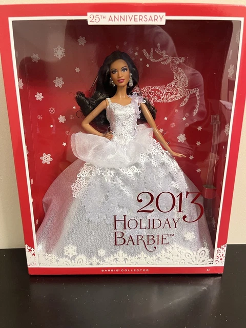 2013 holiday barbie top african american