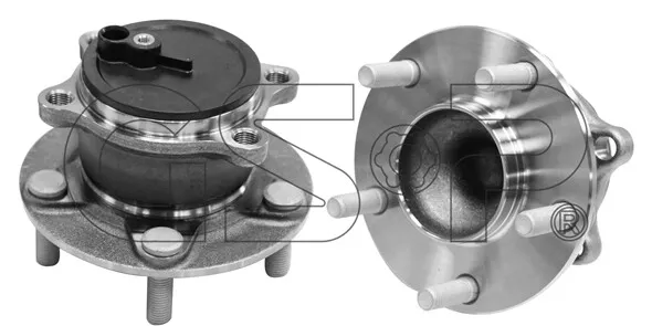 GSP Kit Cojinetes Rueda Juego de Cojinetes de Rueda Traseros para Mazda 3 Bm Bn