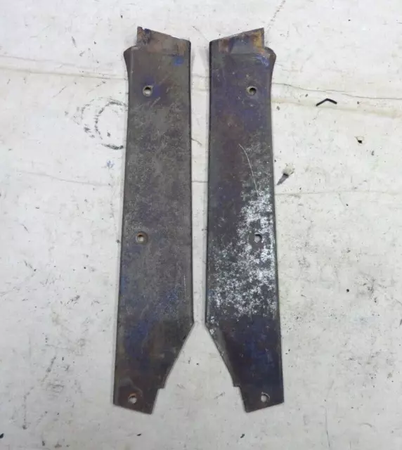 1937 1938 Chevy Truck WINDSHIELD GARNISH MOLDINGS Original pair GMC pickup panel