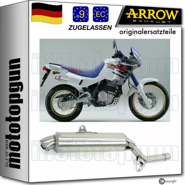 Arrow Auspuff Zugelassen Paris Dacar Edelstahl Honda Nx 650 Dominator 1994 94