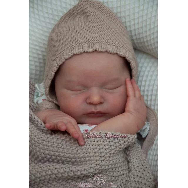 21inch Reborn Baby Doll Kit Sleeping Laura without COA Blank Kit Mold Unpainted
