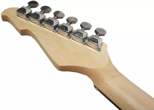4/4 GUITARE ELECTROGITARE ET GUITARE ROSE NOYER POIGNÉE 3x SINGLECOIL TREMOLO ST5PM 3