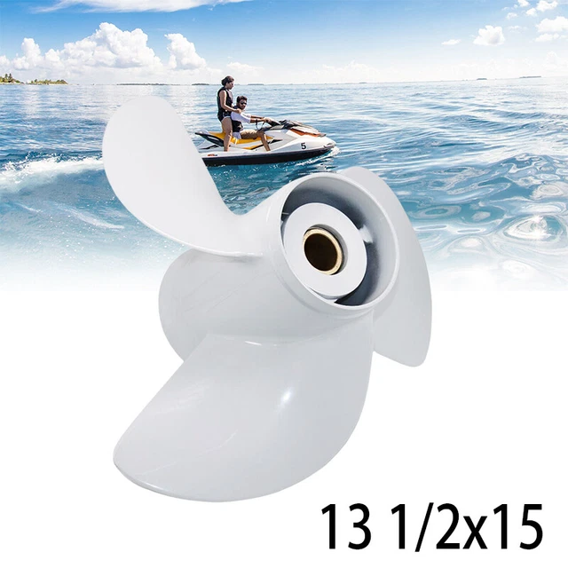 For Yamaha Propeller 13 1/2x15-K Outboard Engine 50-130HP 15 Spline Aluminum RH