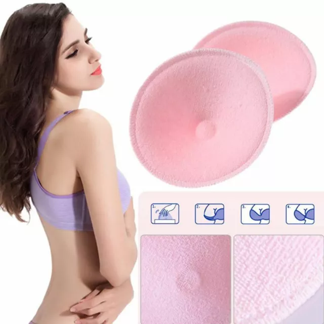 Reusable Pregnancy Thick Absorbent Cotton Nursing Pads Feeding Women Bra Breast