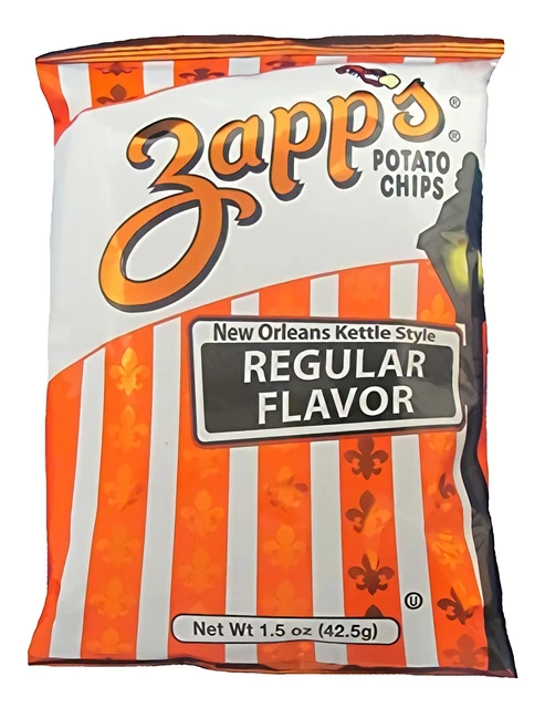 Zapp's Neuf Orleans Kettle-Style Pomme de Terre Chips, Standard 30 Compte