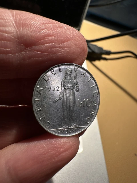 10 Lire 1952 Prudentia - VATICANO Pio XII