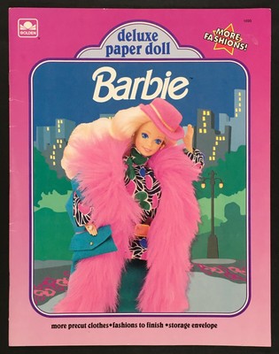 &DELUXE PAPER DOLL Barbie" 1991 Golden Uncut Paper Dolls Vintage £9.87