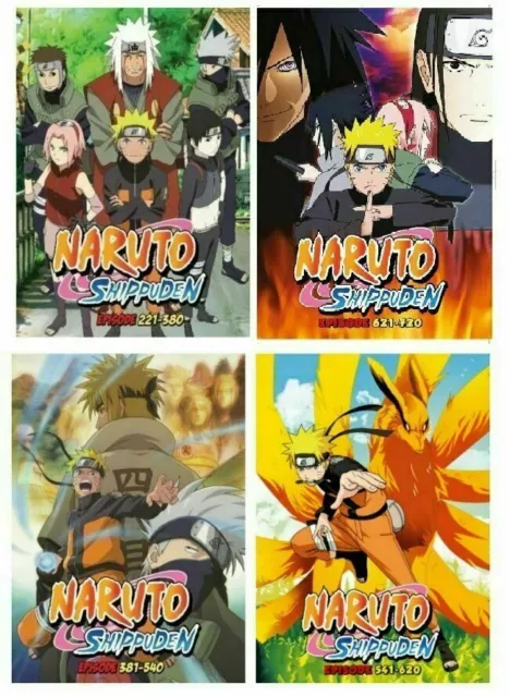 Anime DVD Naruto Shippuden ( Episode 1-500 End ) English Dubbed + 11 Movie  FedEx