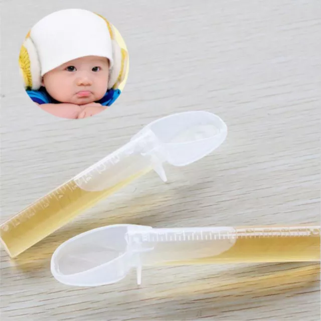 Baby Feeding Spoon Medication Device Utensil Given Medicines Infants SyringeY-kt