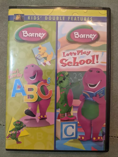 Barney Now I Know My Abcs Lets Play School Dvd W Free Additional