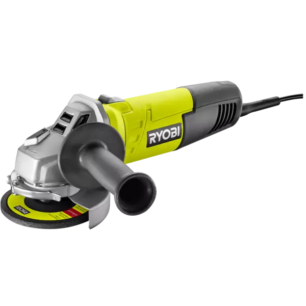 Ryobi 750W 100mm Angle Grinder 11000rpm SpindleLock 2-Position Handle Top Switch