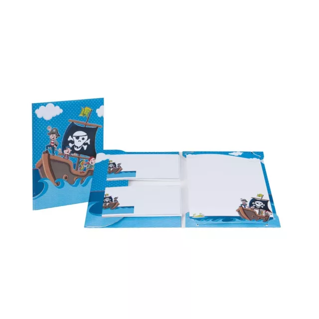 Rössler Briefpapier Set Piraten  10 Bogen + 10 Umschläge
