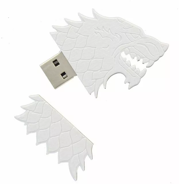 Official Game Of Thrones House Stark Sigil Dire Wolf | 4GB USB Flash Drive | NEW