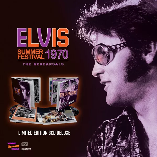 Été Festival 1970 - The Rehearsals (Deluxe 3CD + Livre) Par Elvis Presley