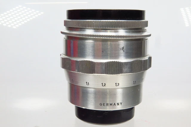 CARL ZEISS JENA BIOMETAR 2,8/80mm RED T 12 BLADES EXAKTA-MOUNT 3
