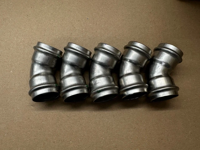 Viega 2316 – Curva 90 ° Sanpress 2316 Diametro 35 Mm In Acciaio Inox - Foto 11