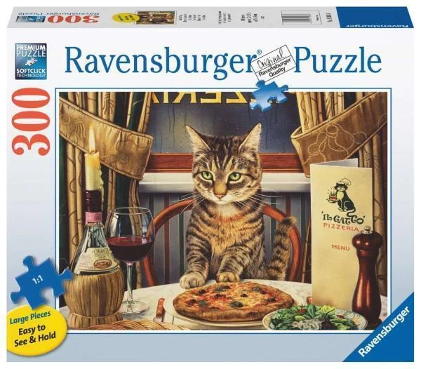 Puzzle 300 elementów. Kolacja w pojedynkę