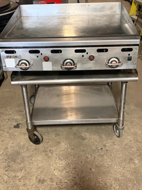 Vulcan Msa36 36" Countertop Natural Gas Deep Griddle