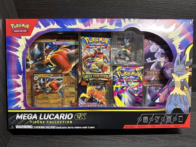 POKEMON TCG MEGA Lucario ex Premium Figure Collection Box $62.03 ...