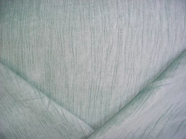11-7/8Y Kravet Lee Jofa Mineral Powder Blue Textured Chenille Upholstery Fabric