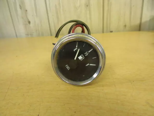 Commercial Truck Fuel Gauge w/ Chrome Trim *FREE SHIPPING*