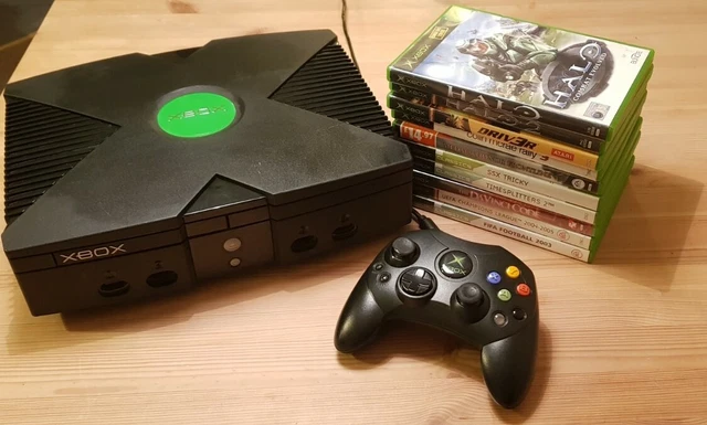 MICROSOFT XBOX CLASSIC Og Console First Gen Model Bundle 10 Games £59. ...