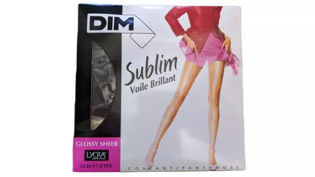 🧡 Dim Sublim Voile Brillant Taille 2 perdreau   🧡 collant glossy sheer 15 D