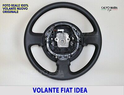 Volante Fiat Idea Originale Sterzo Manubrio Nuovo Gomma Nero Kit per auto kit da
