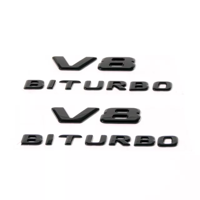 MAVURA Aufkleber LABEL-X V8 Biturbo Schriftzug 3D Emblem Chrom Logo, G63  S63 SL63 CL63 C63 CLS63 AMG Mercedes