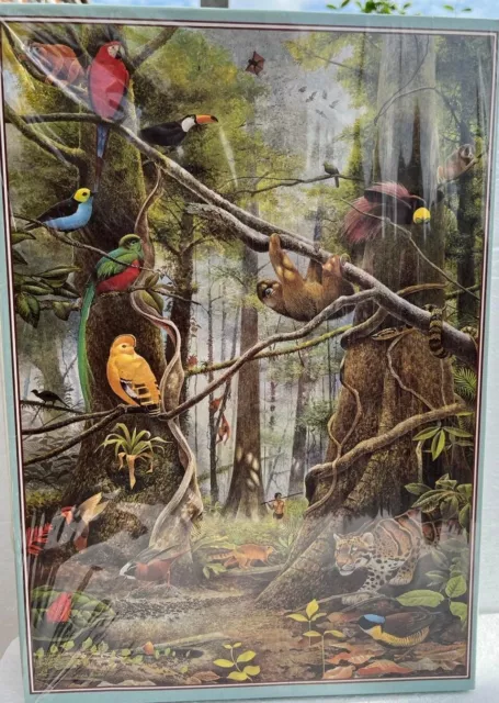 Vintage The Threatened Forest 1000 Piece Jigsaw Puzzle By David Quinn