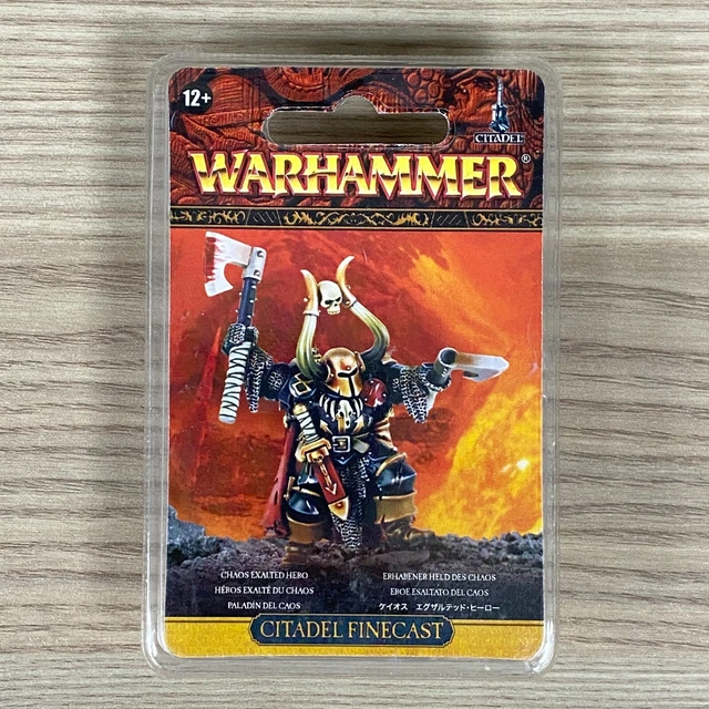 WARHAMMER FANTASY WARRIORS of Chaos 0204 CH3 métal Vangart Soulspiller