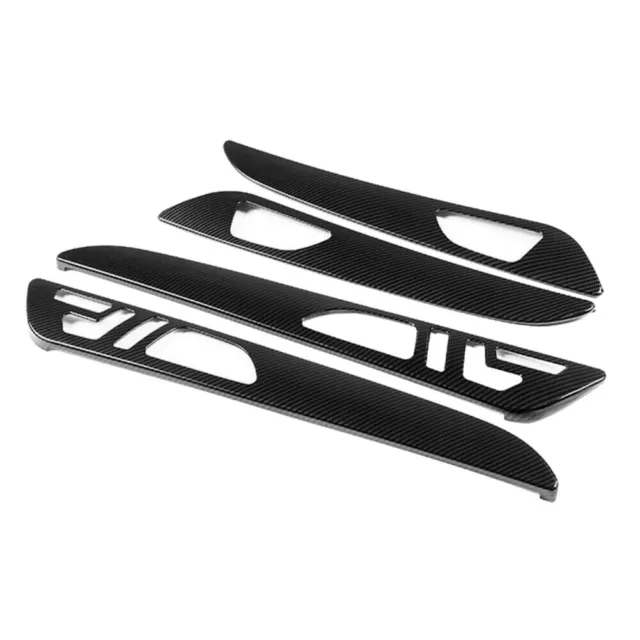 Carbon Fiber Car Interior Door Handle Panel Cover Trim for Mercedes Benz W166