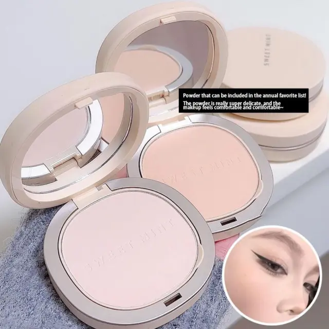 Matte Compact Powder Oil Control Foundation Makeup Setting Long Lasting Cosmetic