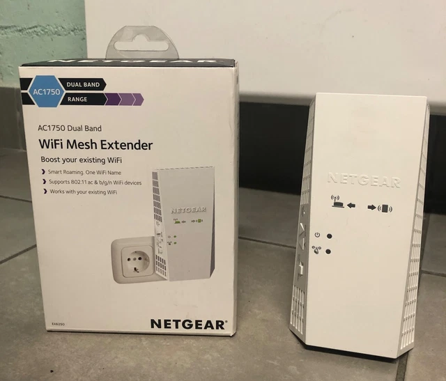 Netgear Ripetitore Wifi Mesh Ac1750 Ex6250, Wifi Extender Dual Band