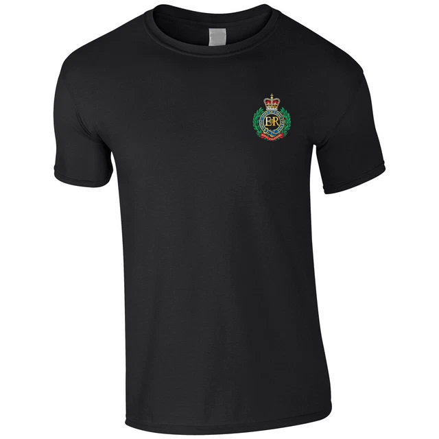 Official Royal Engineers Embroidered T-Shirt – 100% Cotton, Preshrunk, Unisex