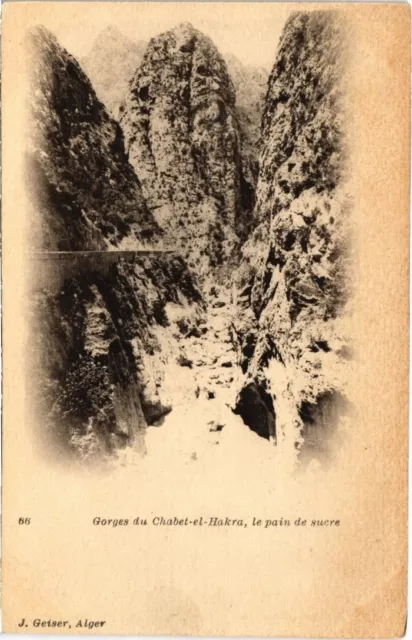 CPA AK 66 Gorges du Chabet-el-Hakra, le pain de sucre ed Geiser ALGERIE (69513)