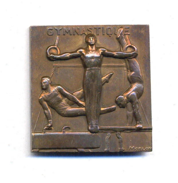 Médaille Ancienne En Bronze - Gymnastique - Sport - Collection
