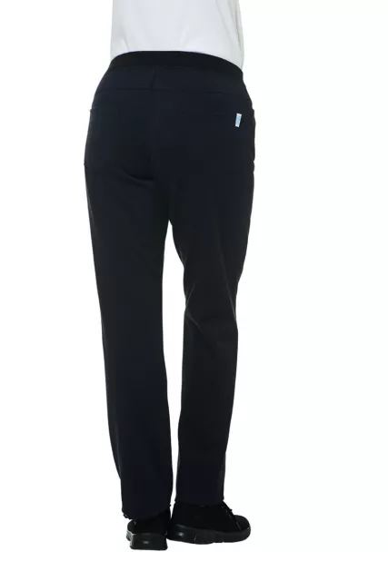 Damen Schlupfhose Kochhose Servicehose schwarz, 2 Längen Leiber 08/7890 Stretch