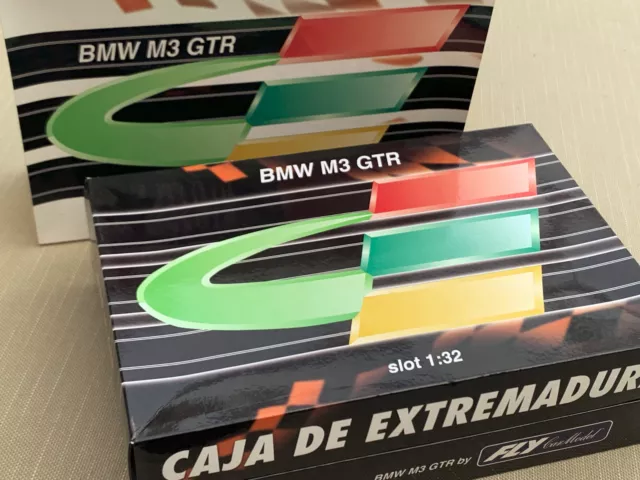 FLY 96049 BMW M3 GTR - Edition Especial - Caja Extremadura - Slotcar 1:32 NEU