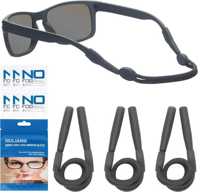 Adjustable Glasses Strap 3 Pcs Eyeglasses Strap Holders No Tail