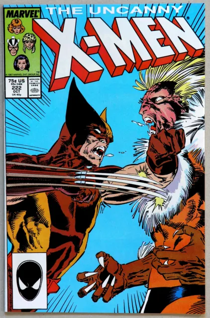 Uncanny X-Men #222 Vol 1 - Marvel Comics - Chris Claremont - Marc Silvestri