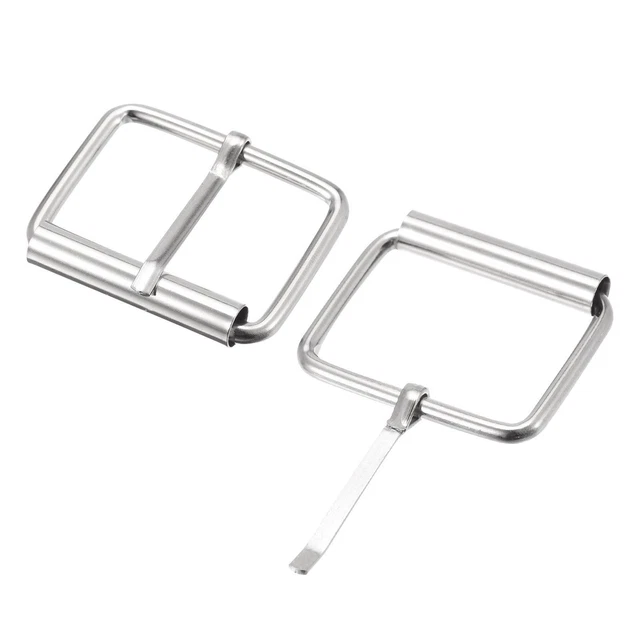 35mm (1,38") Metallo Rullo Fibbie per Cinture Borse Tracolle Argento Tono 30pz
