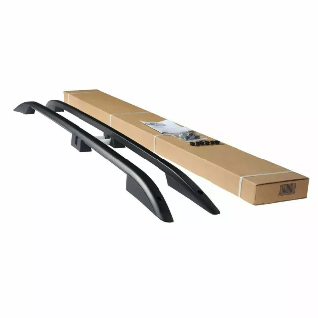 CITROEN BERLINGO Aluminium Roof Bars - Roof Rails Set BLACK 2008-