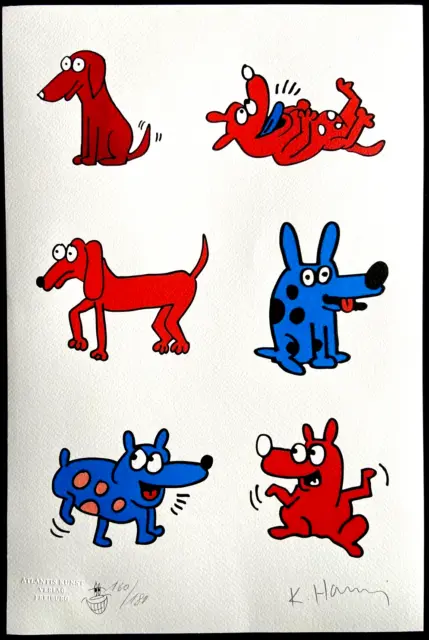 Keith Haring - Litografia 180ex_[Jeff Koons Kenny Scharf Andy Warhol)]