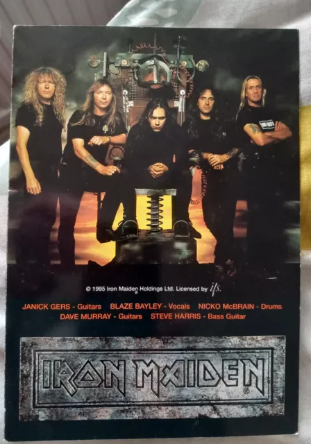Iron Maiden Extremely Rare X Factor British Telecom Phone Card. 1000 Only. Rare!