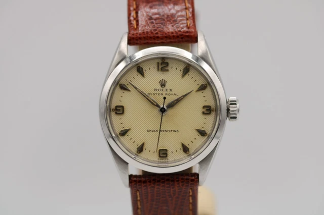 Rolex Oyster Royal 6444 Chevron Dial Rolex Service Rolex Oyster Royal 6444 Chevron Dial Rolex Service